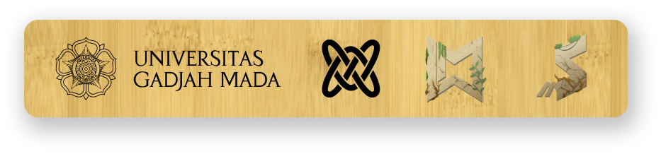Universitas Gadjah Mada, Himatika, LMNAS 37, and Semnastika 18 logos